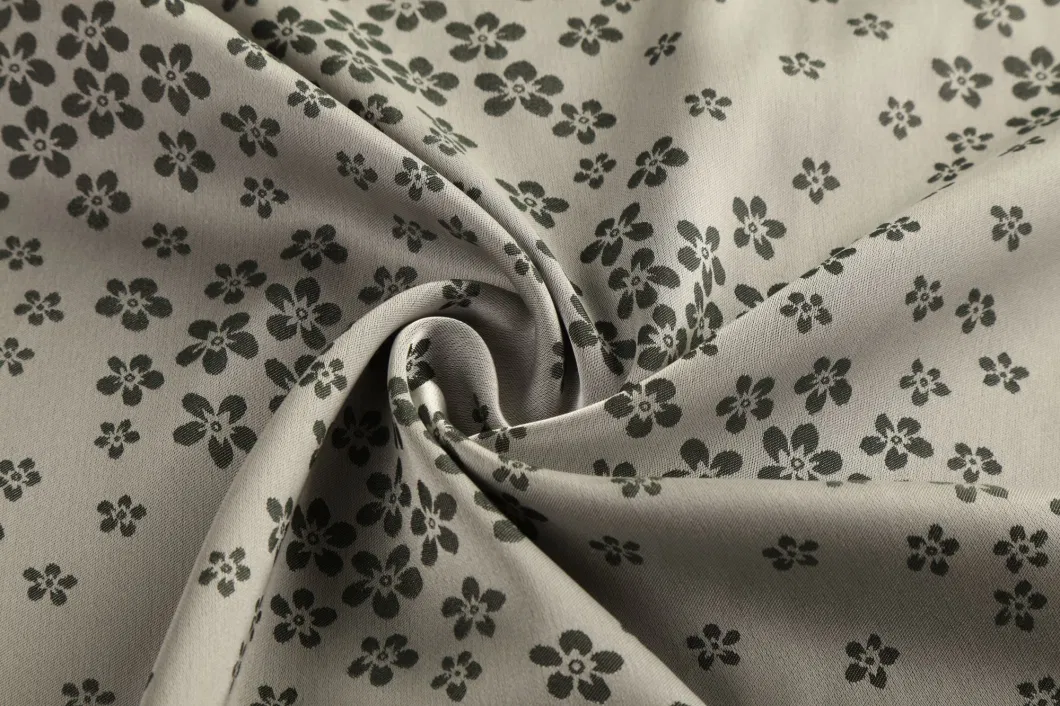 Italian Jacquard Sateen Stretch Fabric