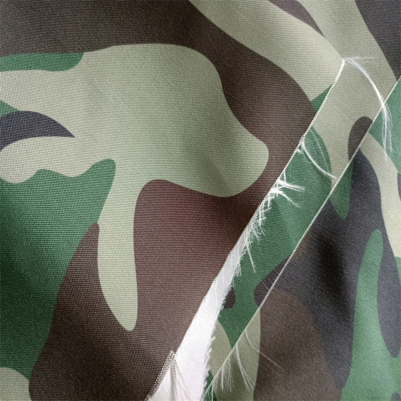 Polyester Camouflage Printed Coated Oxford Fabrics for Tent Bags Cloth