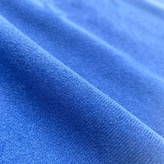 100 Polyester-Kettengewirke aus gebürstetem Trikot-Schlingenflor-Frotteestoff