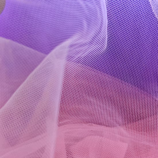 Gaze-Nylon, weiches Mesh-Gitter, heißes Gold, Puder, Hochzeitskleid, Performance-Kleidung, Kinderbekleidung, Bastelstoff für Damen